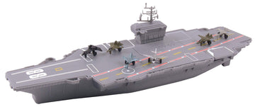 MotorMax 18" Aircraft Carrier Playset with Realistic Sounds