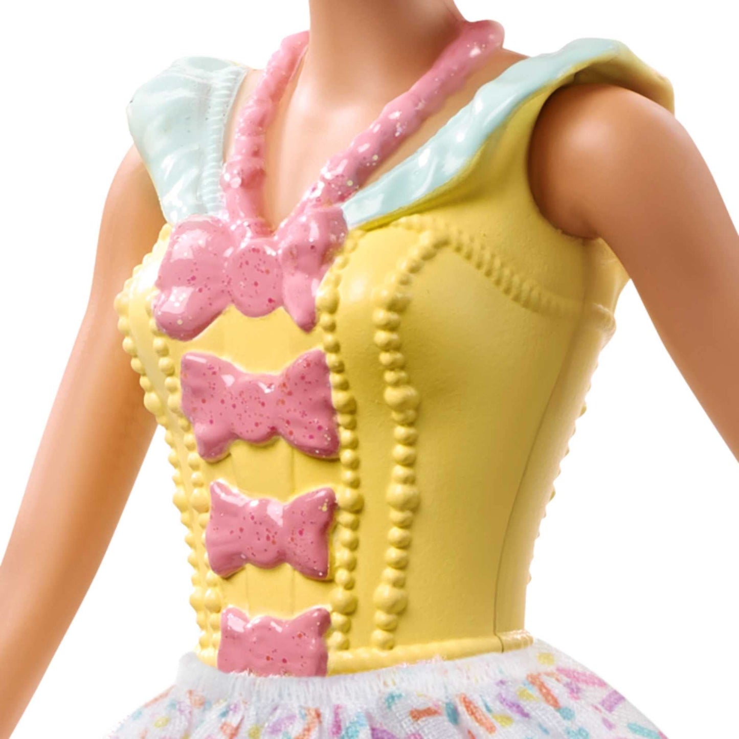Barbie Dreamtopia Fairy Doll, Approx 12-inch, Candy Theme with Pink Hair