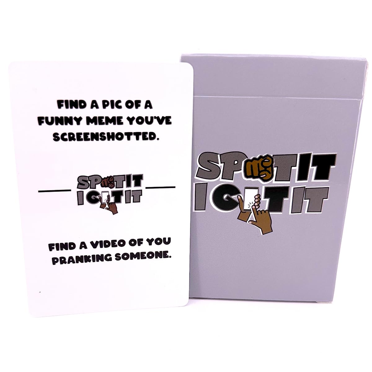 Trap Spelling Bee Spot It I Got It Card Game Finding Specific Pictures in Your Phone Before Your Opponents.