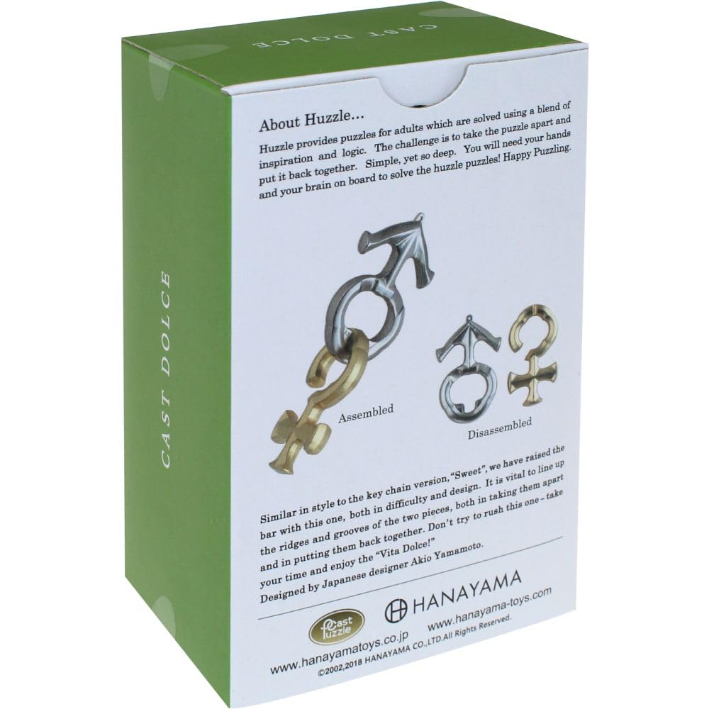 Hanayama Cast Metal Puzzle Dolce
