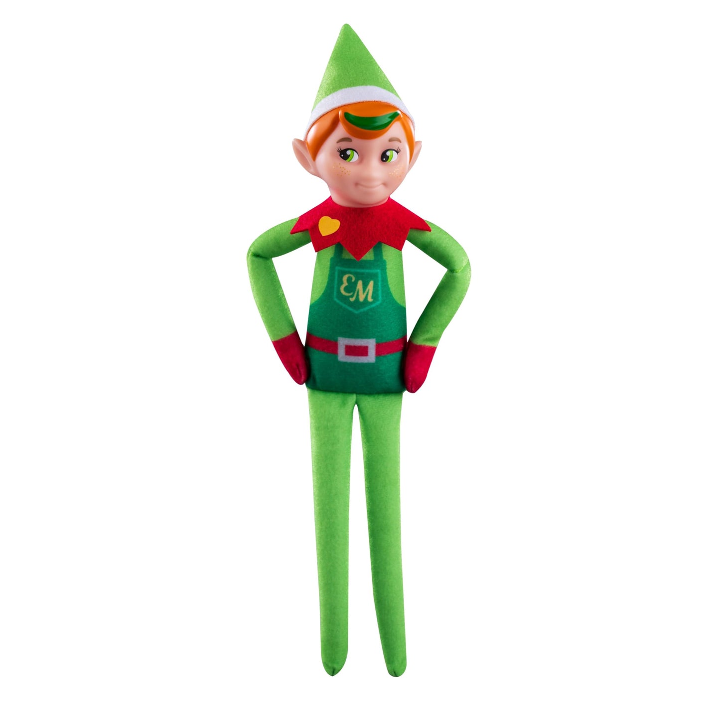 The Elf on the Shelf Elf Mates Cobbler with Red Hair - Enchanted Forest Edition Doll with Scarf and Earmuffs - Champion of Kindness - for Ages 3+.