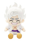 Great Eastern Entertainment One Piece - Luffy (Gear 5) Laughing Sitting Pose Plush 12"