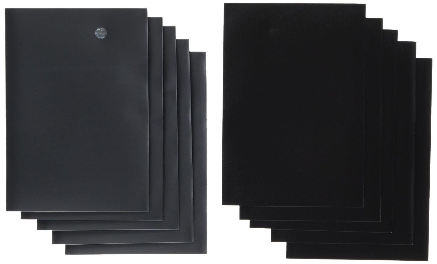 Ultra Pro 60ct Pro-Matte Black Small Deck Protectors, black, small