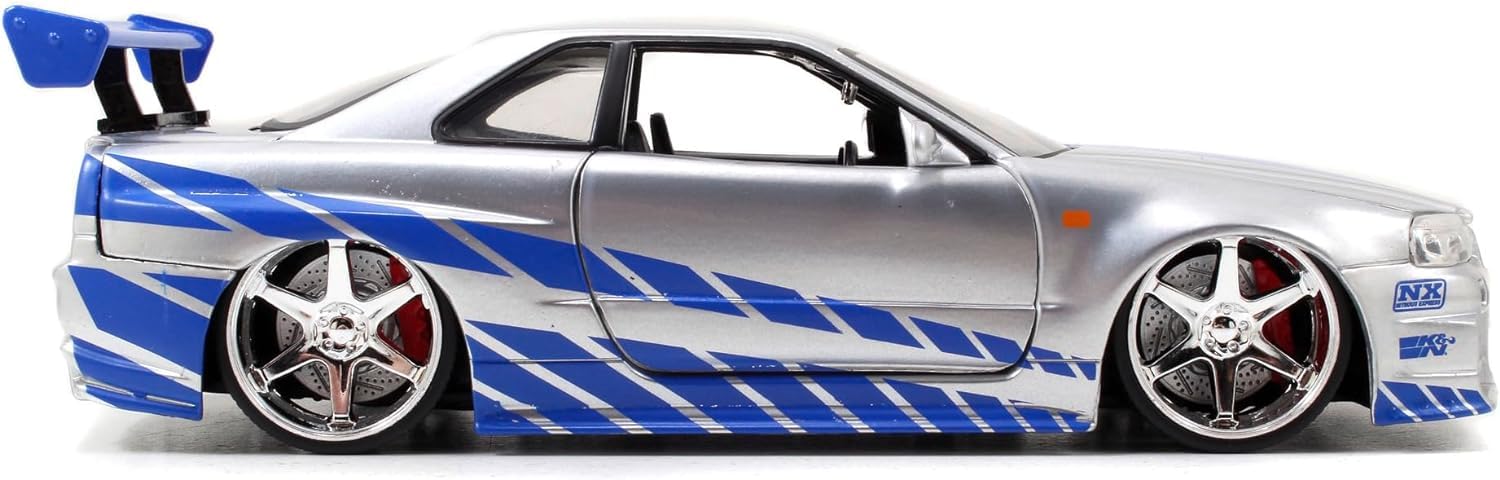 Jada Toys - 97158 - Nissan Skyline GTR R34 - Fast and Furious - 1:24 Scale