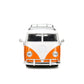Jada Hollywood Rides Disney Stitch Volkswagen Bus - 1:24 Scale Die-Cast Model with Opening Doors & Die-Cast Stitch Figure - Toy for Collectors & Kids