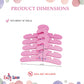 Emily Rose 18 Inch Doll Clothes Hangers 5-Pack Pink Wooden | Closet Organizer Compatible with American Girl and Our Generation Doll Clothing | 18”