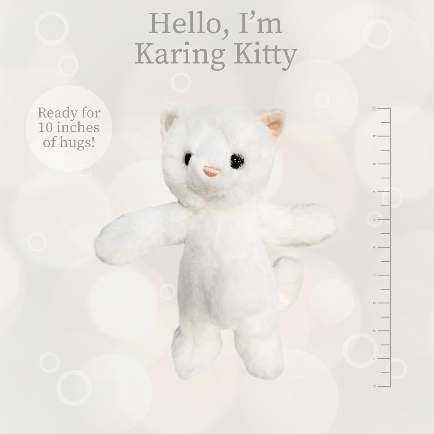 World's Softest Plush Stuffed Animal for Baby, Toddler, Kids, Adults - Adorable Toy Made from Kid-Friendly, Quality Materials - Lushee Karing Kitten