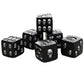 Pacific Giftware Decorative Black Skull Dice of Death 1.5 Inches Each Set of 6