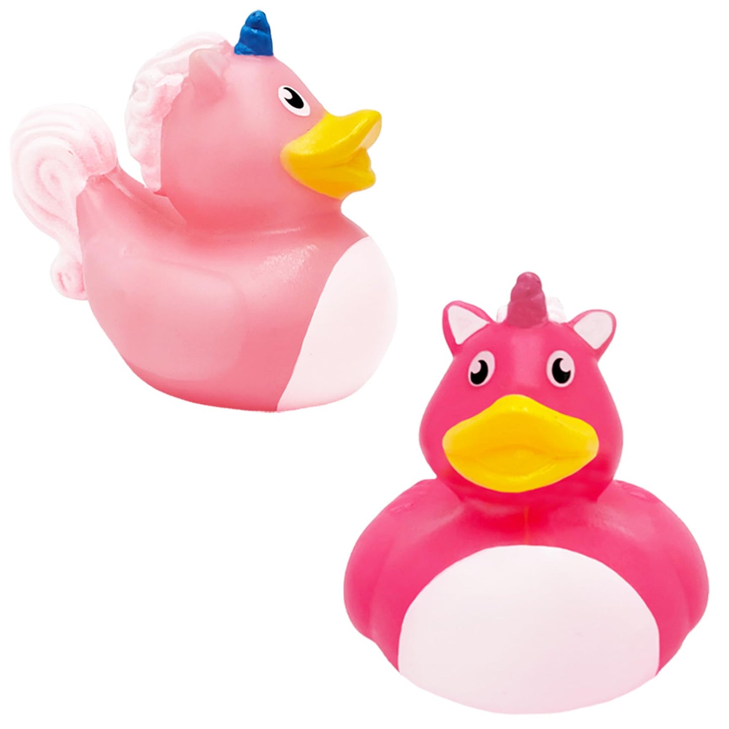 Unicorn Rubber Duck Toy Duckies for Kids, Bath Birthday Baby Showers Summer Beach and Pool Activity, 2" (24-Pack)