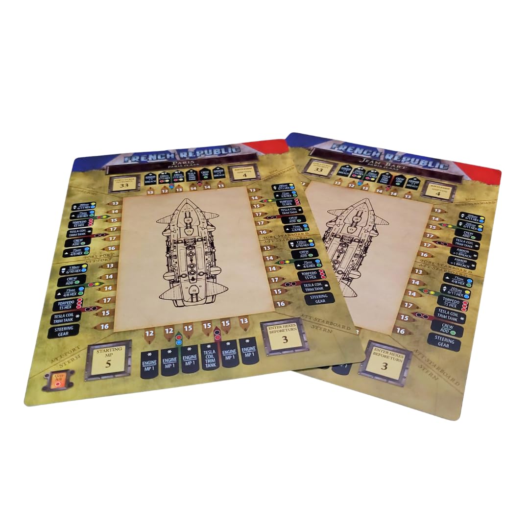 Catalyst Game Labs Leviathans: The Great War, Paris Battleship Pack