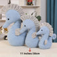 Xshelley Seahorse Stuffed Animal PlushToys Seahorse Dolls Furniture Decorations,Realistic Seahorse Plush Pillow Kids Birthday Present (11.8 inch)