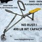 Sand Digger Sandbox Excavator Made Stainless Steel Playground Life Time Wnty