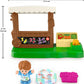 Fisher-Price Little People Toddler Toy Farmers Market Playset with Light Sounds & Figure for Preschool Pretend Play Kids Ages 1+ Years