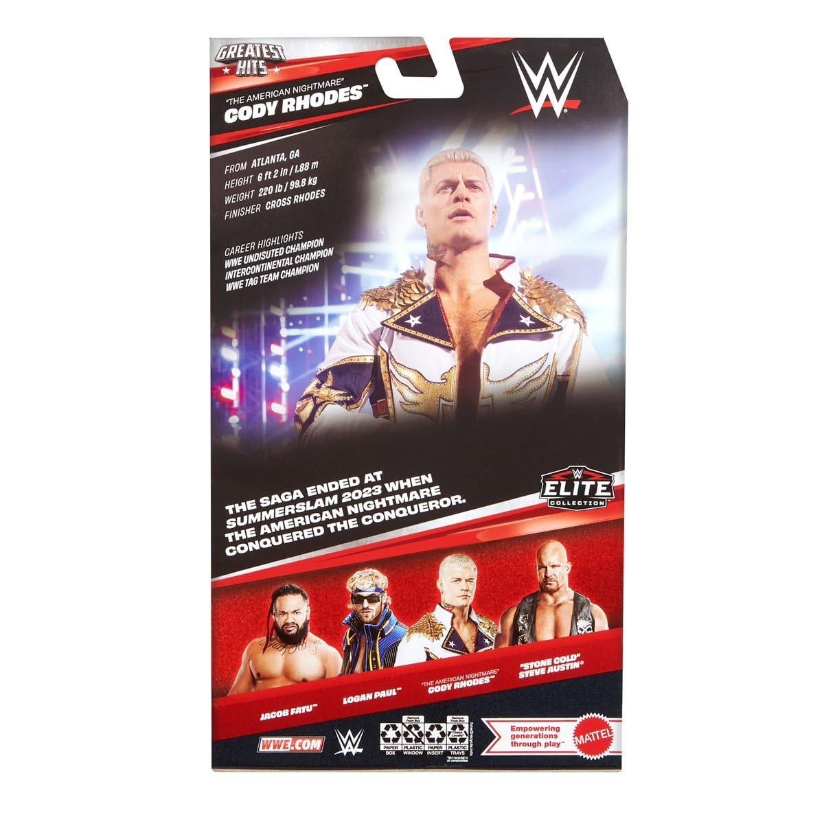 WWE Cody Rhodes (SummerSlam 2023) Elite Greatest Hits 9