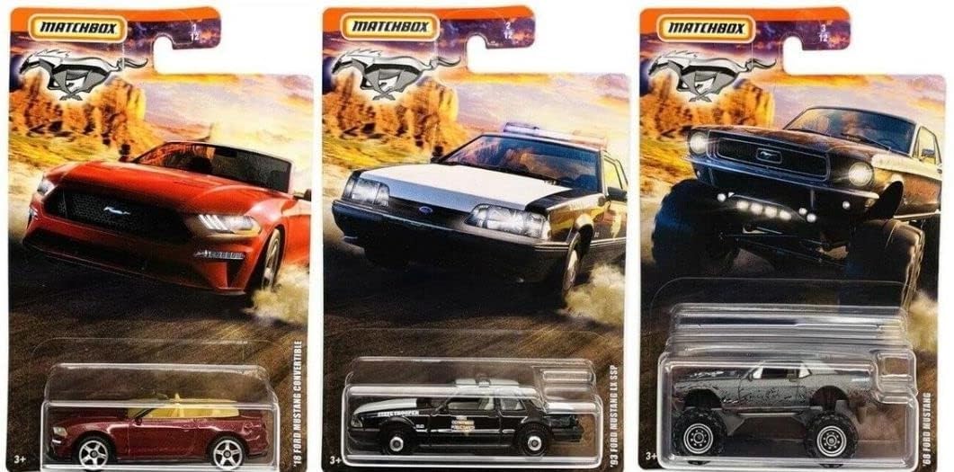 Matchbox 2020 Ford Mustang Special Edition Series Set of 6 Vehicles