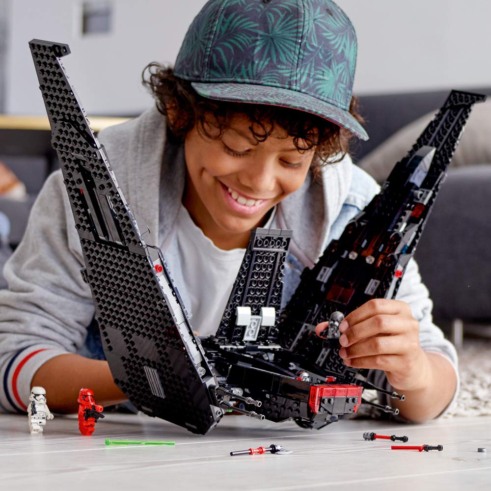 LEGO Star Wars: The Rise of Skywalker Kylo Ren’s Shuttle 75256 Star Wars Shuttle Action Figure Building Kit (1,005 Pieces)