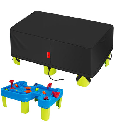 Kids Water Table Cover Fit Simplay3 Big River and Roads Water Play Table, Waterproof DustProof Anti-UV Outdoor Kids Water Toys with Windproof hook