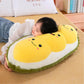 OPHRBU Fruit Durian Plush Pillow Toys with Soft Surface, Suitable for Birthday, Party, 1 Piece (29.5inch)