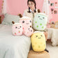 hitoshe Boba Plushie, 13.7 in Boba Plush Pillow Toy Hugging Pillow Gifts (Pink Strawberry)