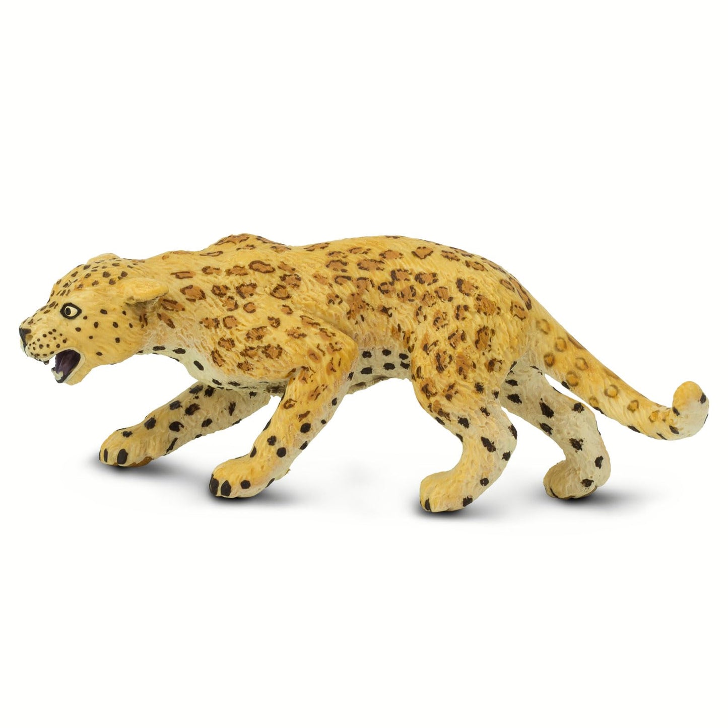 Safari Ltd. Leopard Toy Figurine - Realistic, Hand-Painted 5" Model Figure - Safe, Educational Toy for Boys, Girls & Kids Ages 1+