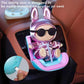 KBBYT Doll Car Seat for 6-7 Inch Dolls with Elastic Strap & Magnetic Base - Vent Clip Mount and Desk Stand, for Blind Box Collectors