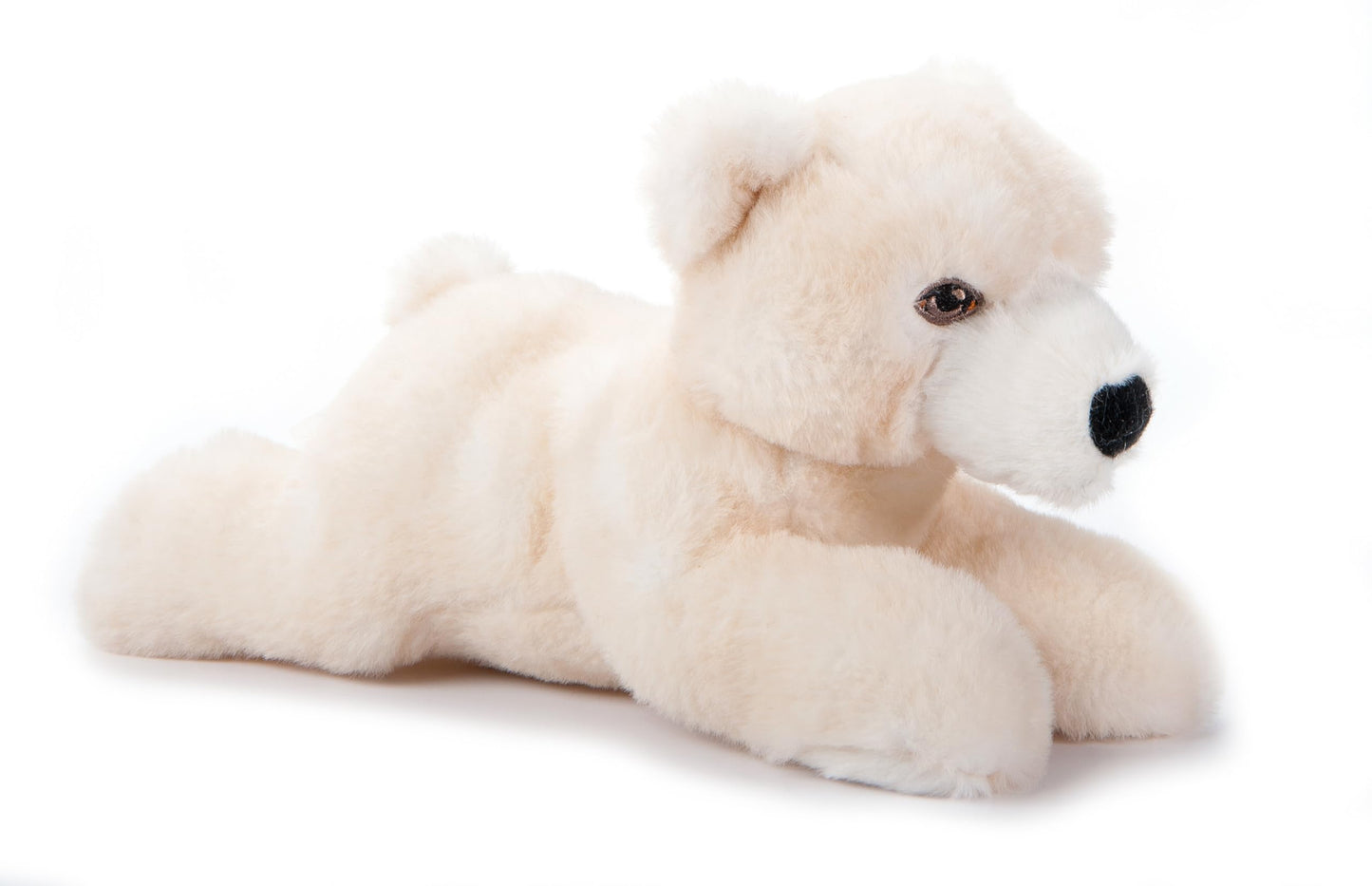 The Petting Zoo Polar Bear Stuffed Animal Plushie, Gifts for Kids, Earth Keeperz Wildlife Animals, Zoologee White Polar Bear Plush Toy, 10 inches