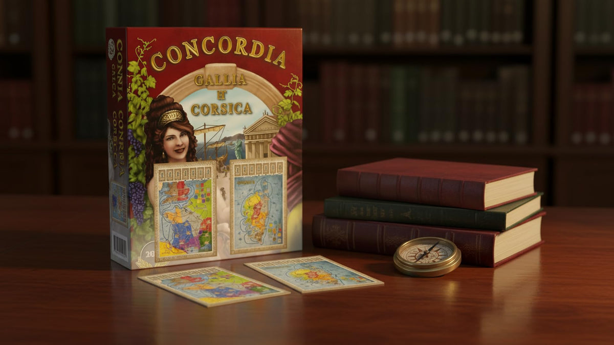 Rio Grande Games Concordia: Gallia & Corsica Expansion Strategy Board Game