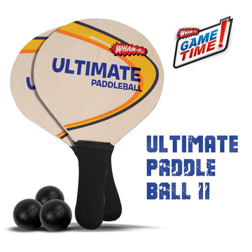 Wham-O Game Time Ultimate Paddle Ball - 2 Paddles - 3 Balls - Outdoor Games