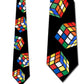 Three Rooker Puzzle Cube Ties Mens 3D Puzzle Necktie