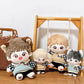 niannyyhouse 10cm 20cm Plush Doll Clothes Jacket Pants Penguin Tracksuit Suit Dolls Accessories Dress Up (Blue, 10cm)