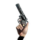 Colt Python Foam Replica Revolver - 11.5” PU Foam Cosplay Prop - Iconic Snake Gun from Movies, Games & Anime Halloween Collections (Black)