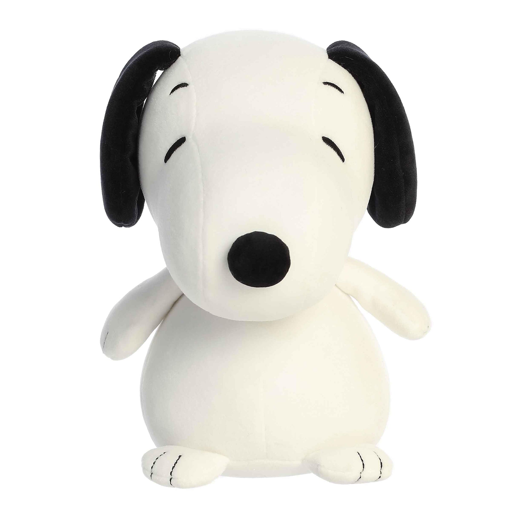 Aurora® Adorable Peanuts® Squishy Snoopy Stuffed Animal - Officially Licensed Toys for All Snoopy Fans - Nostalgic Gift for Adults and Birthday