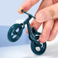 NexusPulse Black Finger Mountain Cycling - Small Mountain Cycling Figure Finger, Exercises Boys Finger Dexterity Collectible Decoration for Bedroom