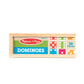 Melissa & Doug Dominoes Tabletop Game with Wooden Storage Box