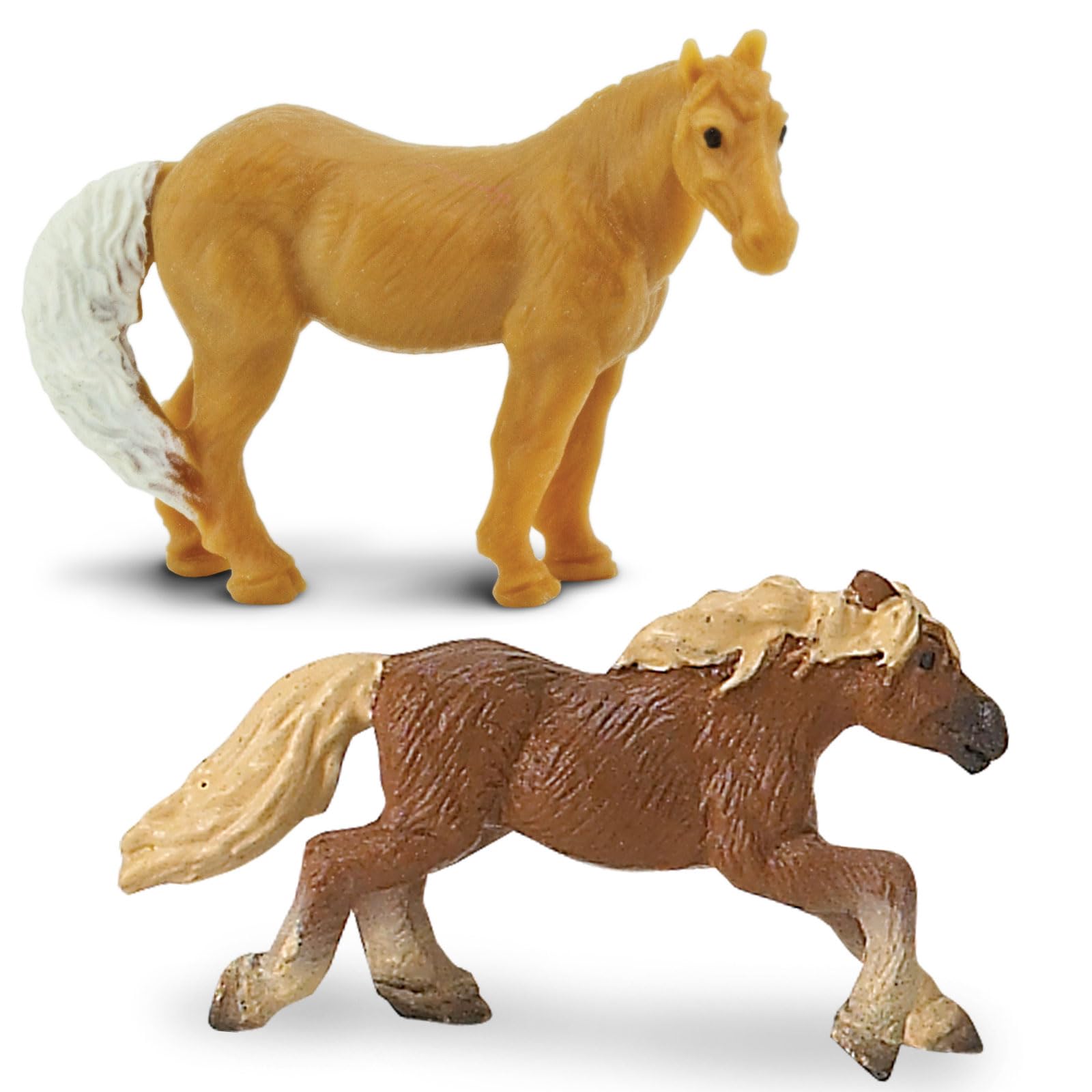 Safari Ltd. Good Luck Minis Ranch Fun Pack - 8 Mini Figurines or Ranch Animals - Educational Toy Figures for Kids Ages 5+