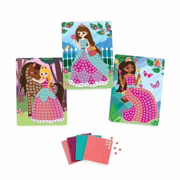 Orb 51020 Sticky Mosaics Travel Pack Princesses, Multi