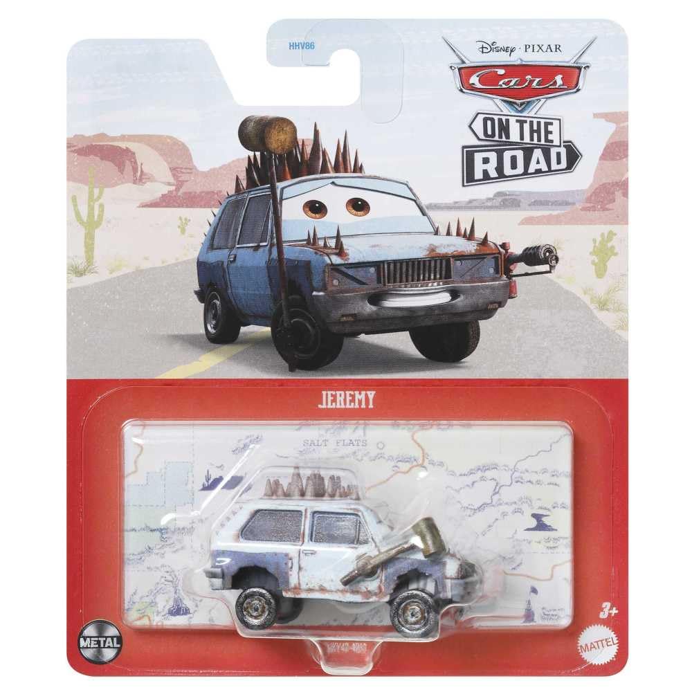 Disney Cars 2023 Mattel 1:55 Scale Diecast Metal Cars On The Road Series Road Rumbler Jeremy