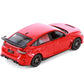 KiNSMART 2024 Honda Civic Type R 5472D - 1/36 Scale Diecast Model Car (Red)