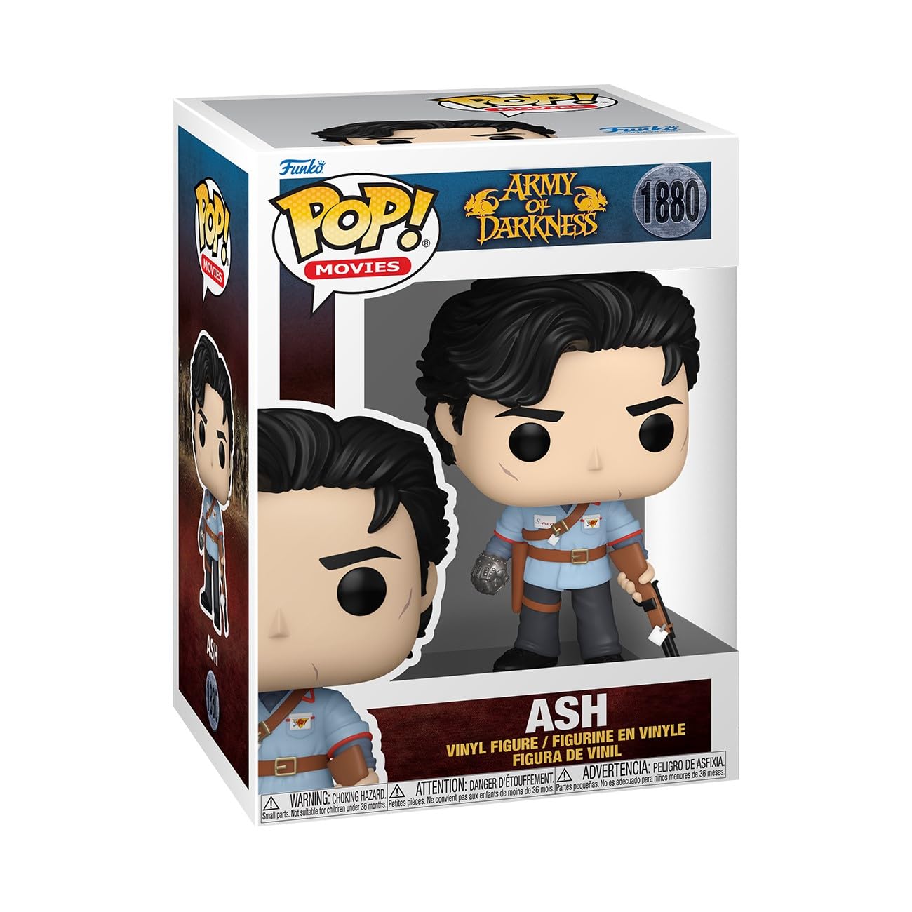 Funko Pop Movies: Army of Darkness - Ash Williams - Collectable Vinyl Figure - Gift Idea - Official Merchandise - Toys for Kids & Adults - Horror Fans