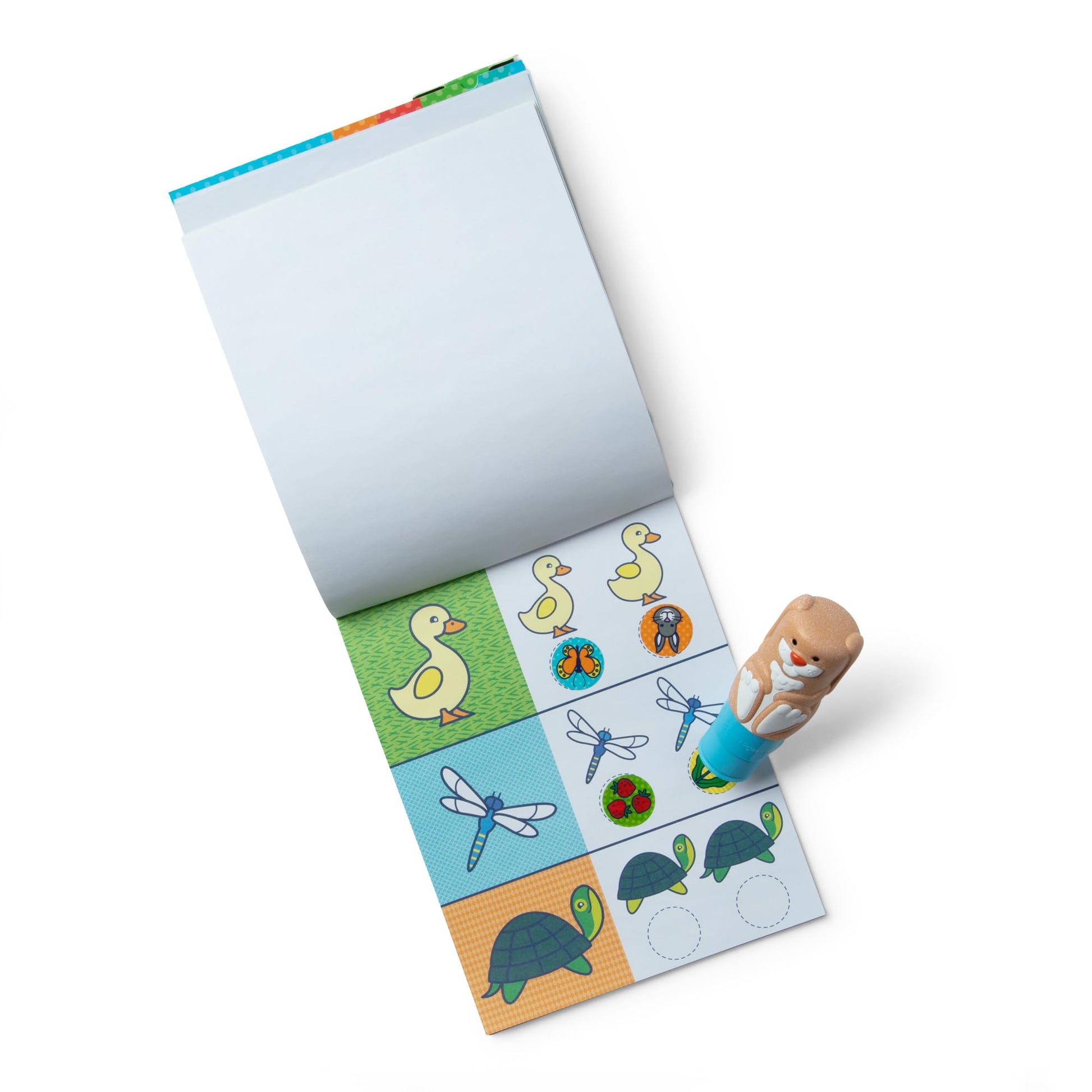 Melissa & Doug Sticker Wow!™ Bunny Bundle: 24-Page Activity Pad, Stamper, 500 Stickers, Mini Pad, Arts and Crafts Fidget Toy Collectible Character