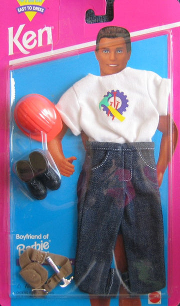 Barbie KEN Carpenter Fashions - Easy To Dress (1995)