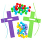 Fun Express Pom-Pom Cross Ornament Craft Kit - Makes 12