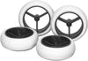 Tamiya Narrow Large Dia Wheels w/White Arched TAM15414
