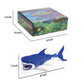 Axbotoy 10 Pack Shark Toys,8" Soft and Stretchy Realistic Shark Toy Set,Floating Bathtub Toys and Birthday Party Favors for Boys Girls Kids