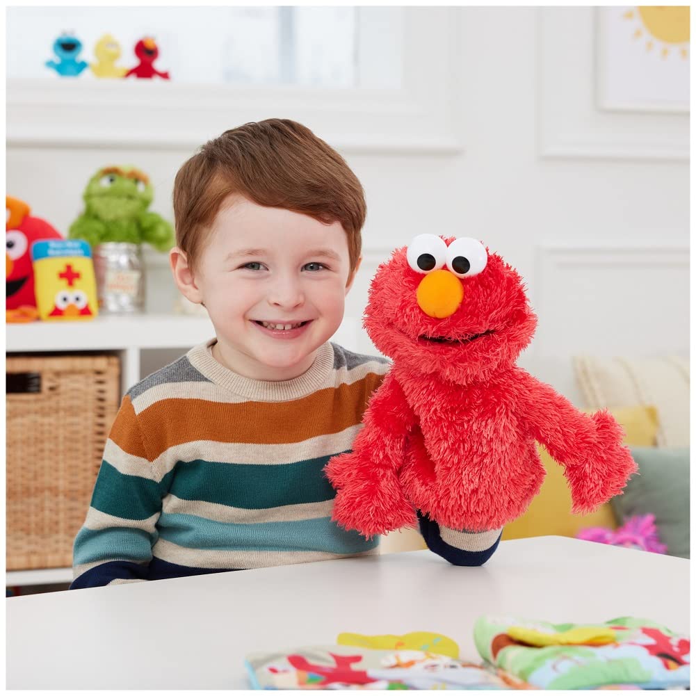 GUND Sesame Street Elmo 11-Inch Plush Hand Puppet for Ages 1+