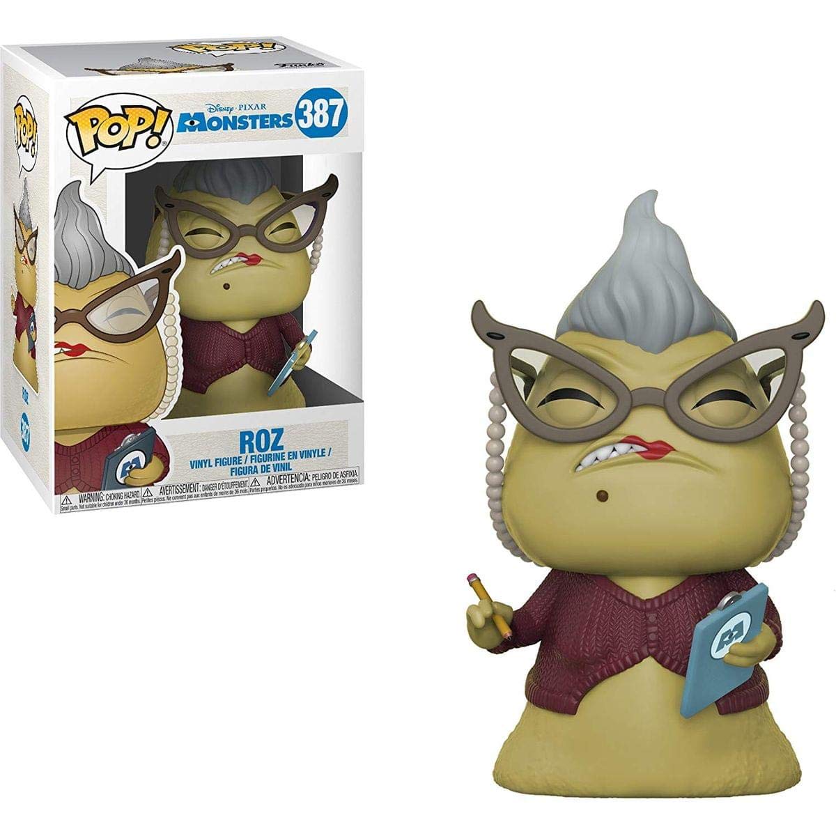 Funko POP! Disney: Monster's Roz Collectible Figure, Multicolor