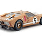 1966 Ford GT-40 MK II RHD (Right Hand Drive) #5 Gold 24H of Le Mans 1/18 Diecast Model Car by Shelby Collectibles