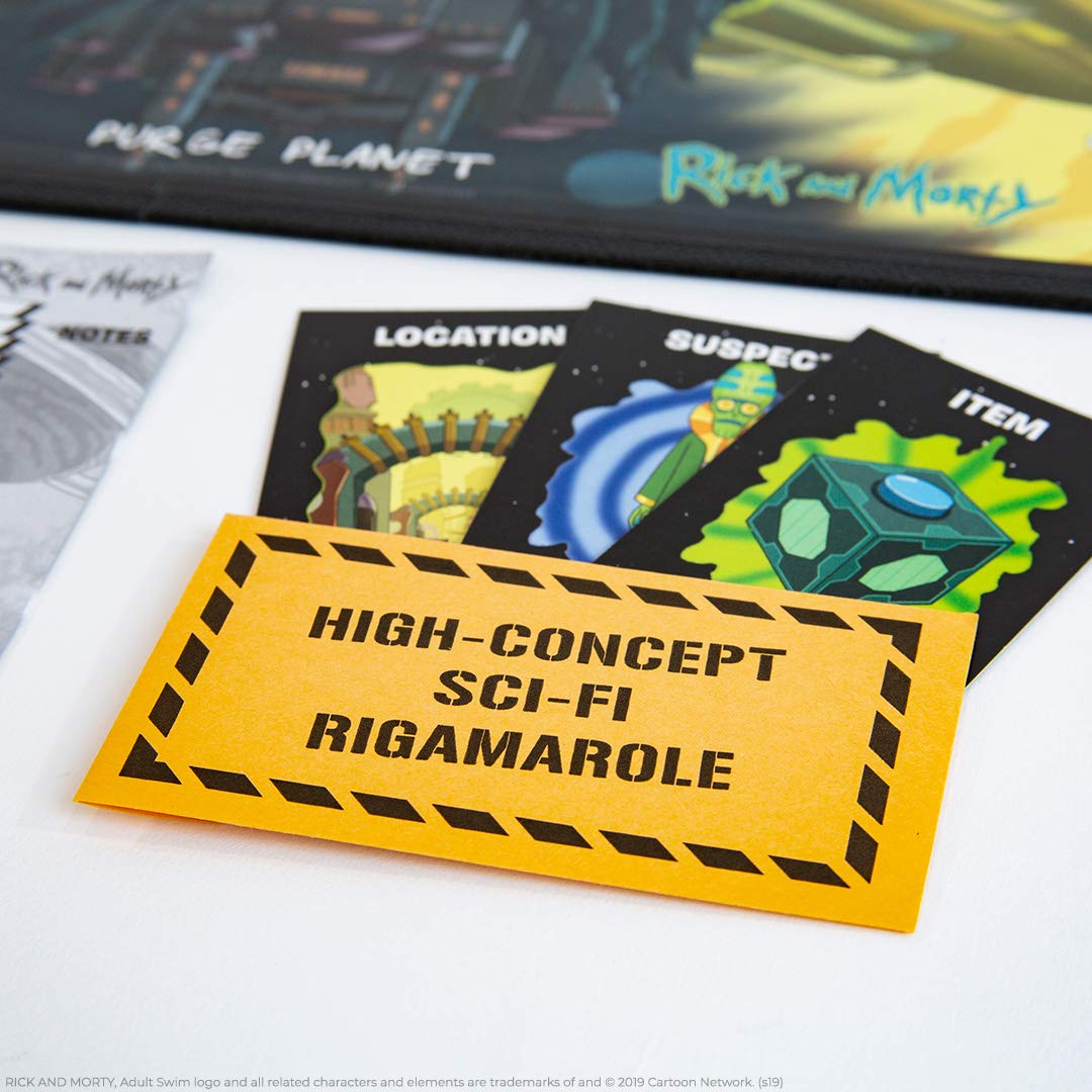 CLUE: Rick and Morty | Featuring Characters from The Adult Swim TV Show Rick & Morty | Collectible Clue Board Game | Perfect for Rick & Morty Fans