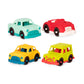 B. toys Toy Cars, Happy Cruisers 4 Mini Vehicles for Toddler Play