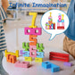 JoyfulPieces 20Pcs Wooden Number Building Blocks,Montessori Number Block Math Learning Toys for Kids,Digital Educational Stacking Counting Toys,Gifts